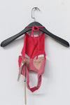 OUDE WAAG hollow hanging neck corset OW-23SS AS05 pink